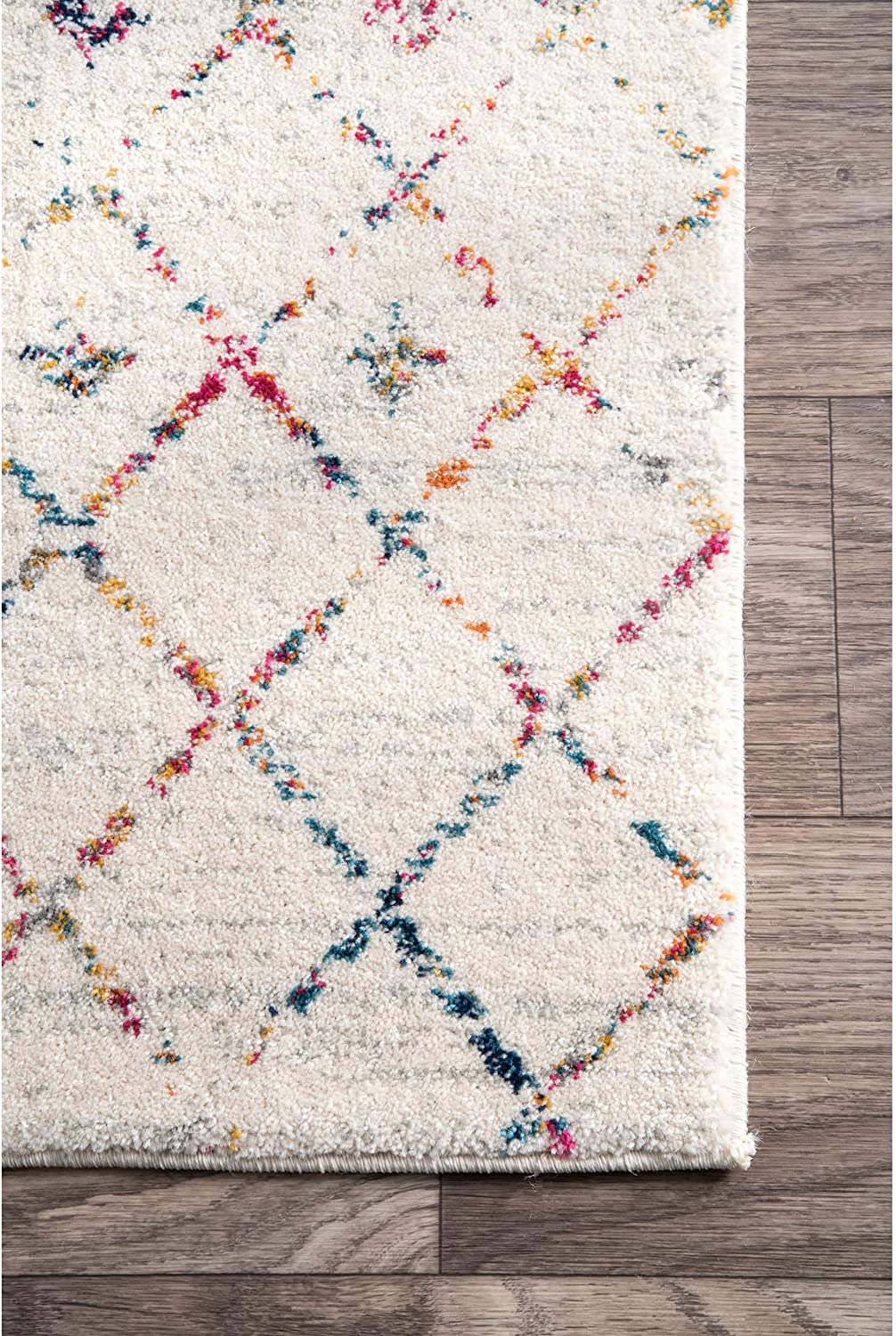 nuLOOM Moroccan Blythe Area Rug, 10' Square, Light Multi KRUG343-P22