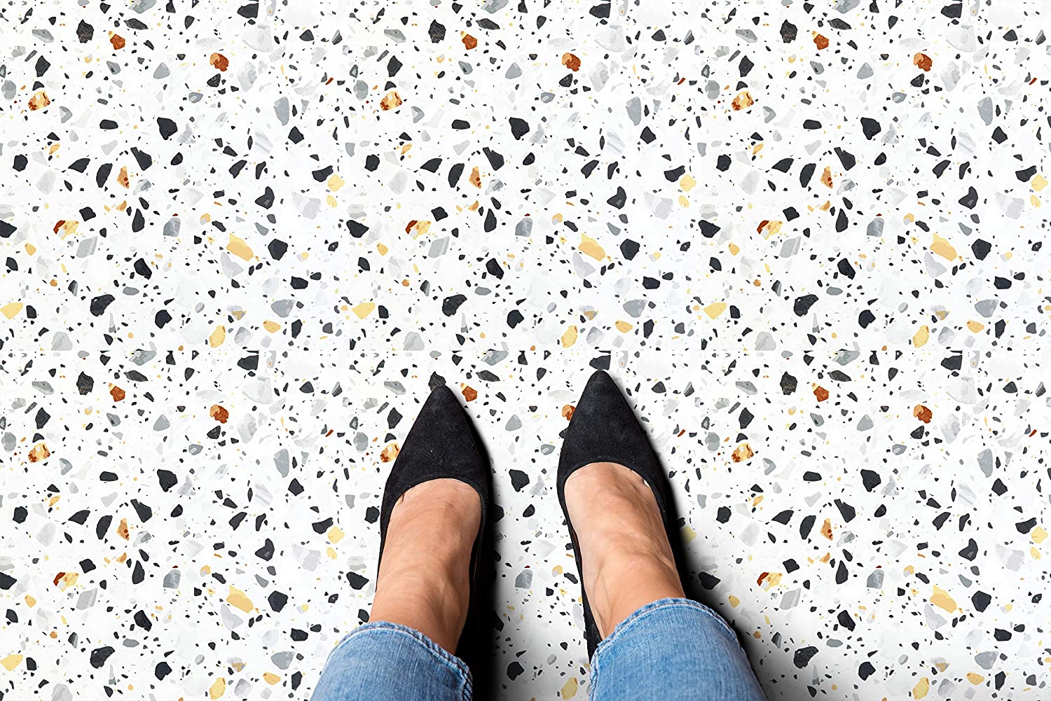 1 Box - Losas Mosaic Self-Adhesive 12" x 12" x 1.2mm Luxury Vinyl Tile - 20 Square Feet (#K4418)