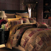 Croscill Galleria 4 Piece King Comforter Set, Red #CR2054