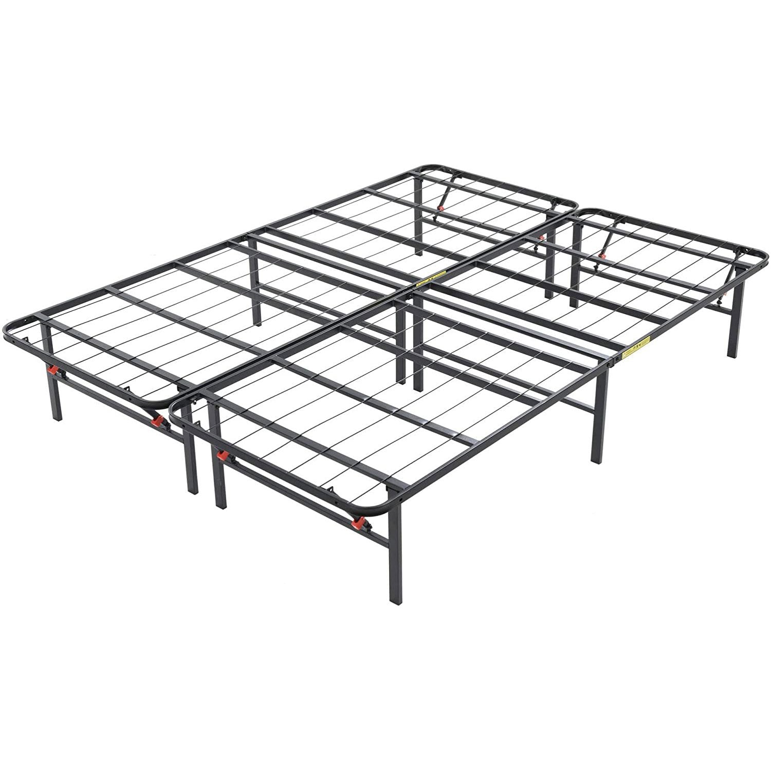 Classic Brands Hercules 14 Inch Metal Platform Foundation Bed Frame, Black, King pt1137