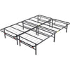 Classic Brands Hercules 14 Inch Metal Platform Foundation Bed Frame, Black, King pt1137