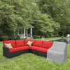 Protective Covers by Adco Modular Sectional Right Arm Sofa Cover in Grey CA126