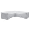 Protective Covers by Adco Modular Sectional Corner Sofa Cover with 90-Degree Back in Grey CA125