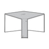 Protective Covers by Adco Modular Sectional Corner Sofa Cover with 90-Degree Back in Grey CA125