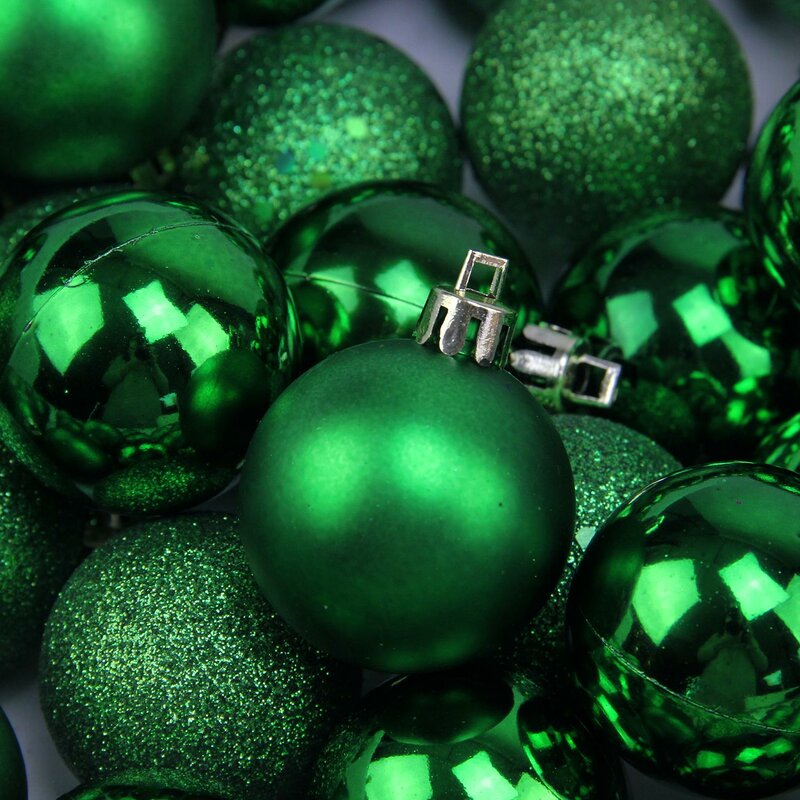 96 Piece Shatterproof Christmas Ball Ornament Set CYS259