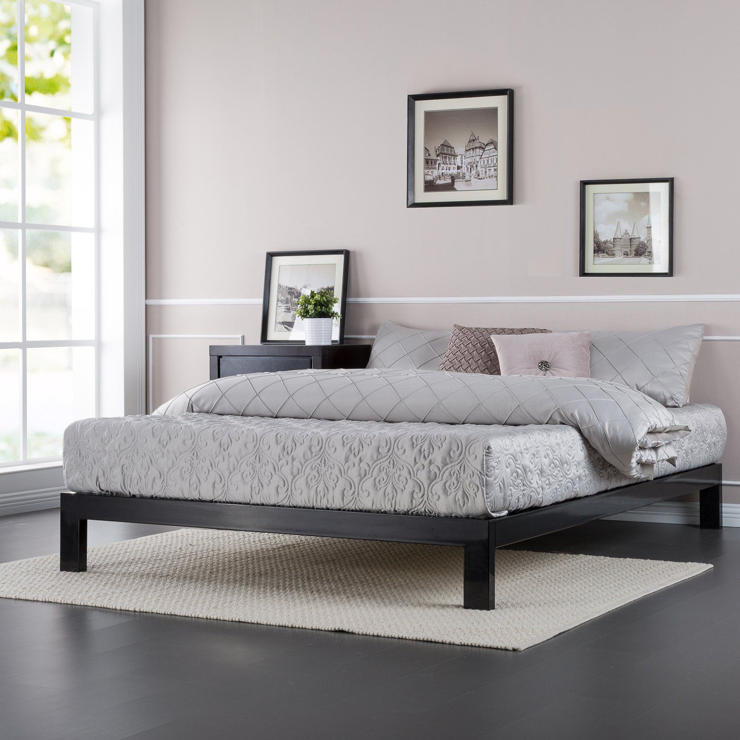 Arnav Steel Platform Bed - Queen (#K4817)