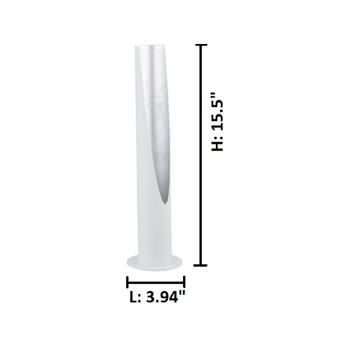 Barbotto 16 inch 10.00 watt White Table Lamp Portable Light KB2472-A4-B4-P1