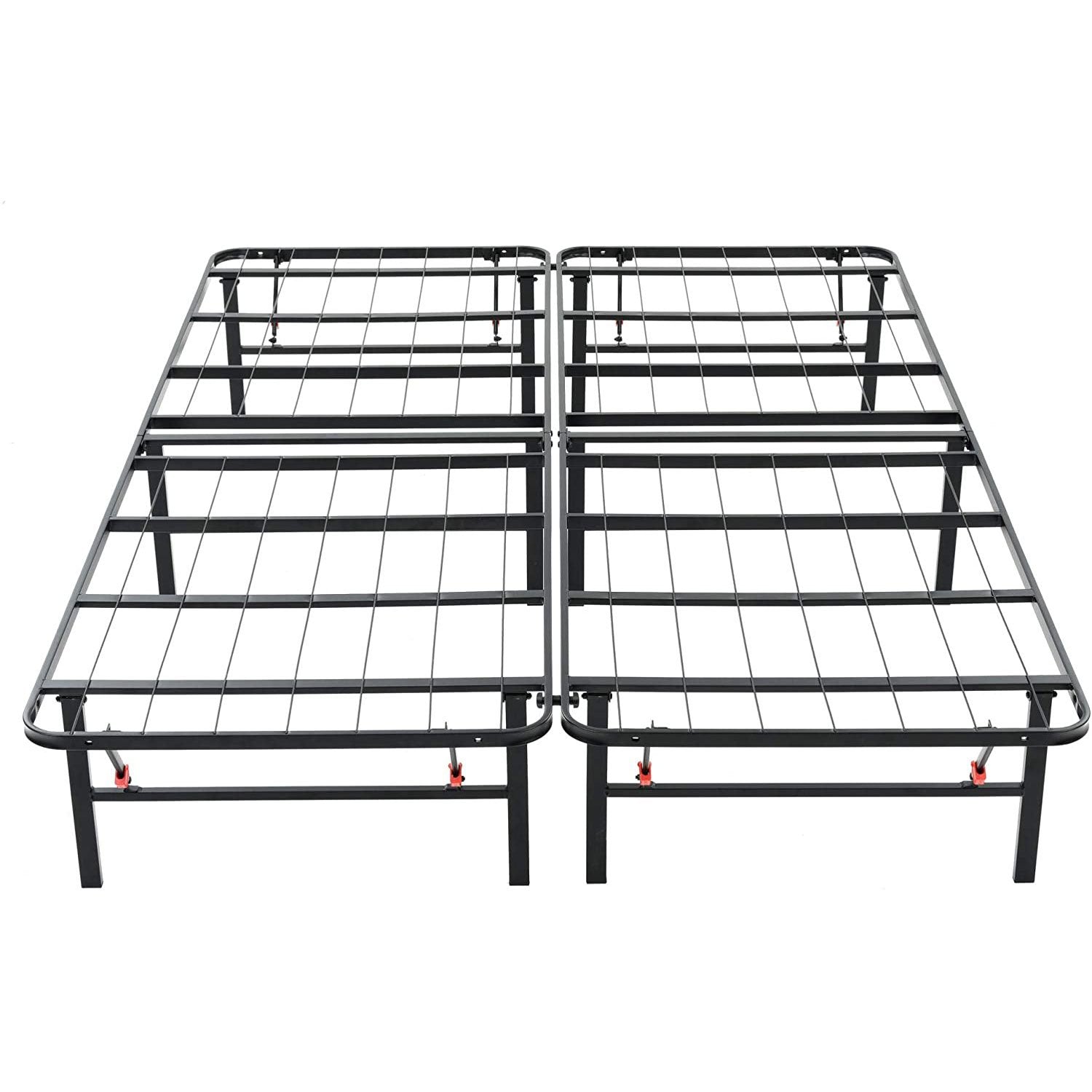 Classic Brands Hercules 14 Inch Metal Platform Foundation Bed Frame, Black, King pt1137