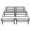 Classic Brands Hercules 14 Inch Metal Platform Foundation Bed Frame, Black, King pt1137