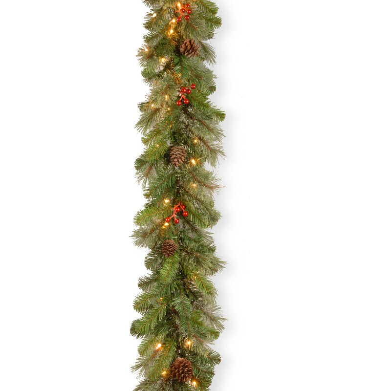 9' Garland with 70 Clear/White Lights
