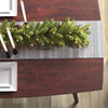 9' Glittery Faux Pine Garland with 100 Clear/White Lights KB192