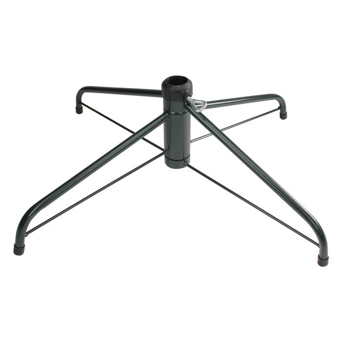 9 In. Green Metal Folding Christmas Tree Stand For 10' - 11.5' Artificial Christmas Trees
