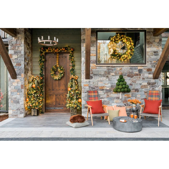 9' Pre-Lit Garland with 100 Clear/White Lights