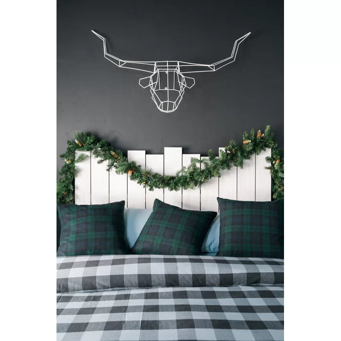 9' Pre-Lit Garland with 100 Clear/White Lights
