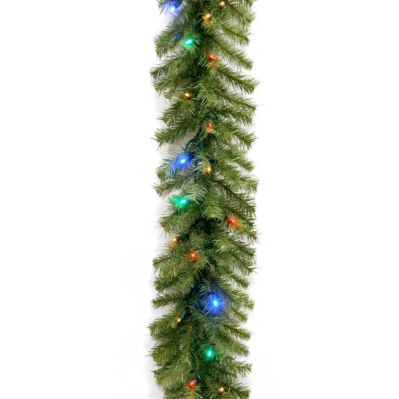 9' Pre-Lit Garland with 50 Lights