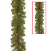 9' Pre-Lit Garland with 50 Lights
