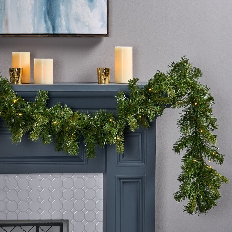 9' Spruce Artificial Christmas Garland
