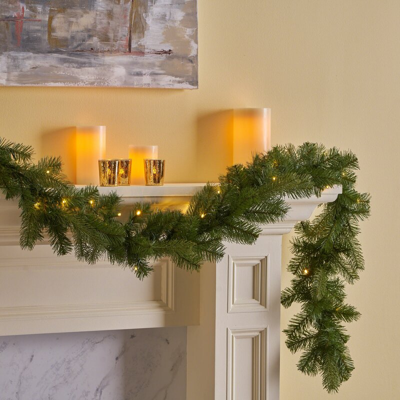 9' Spruce Artificial Christmas Garland