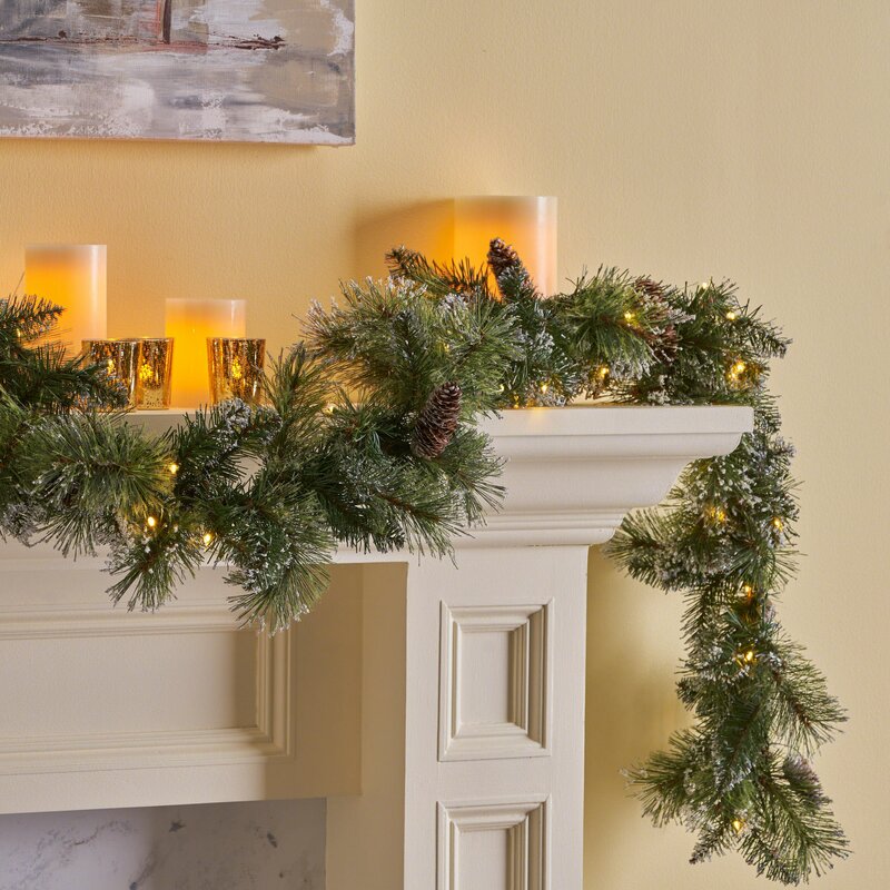 9' Spruce Artificial Christmas Garland
