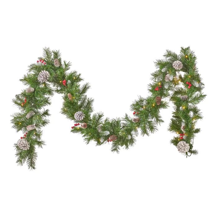 9' Spruce Artificial Christmas Garland