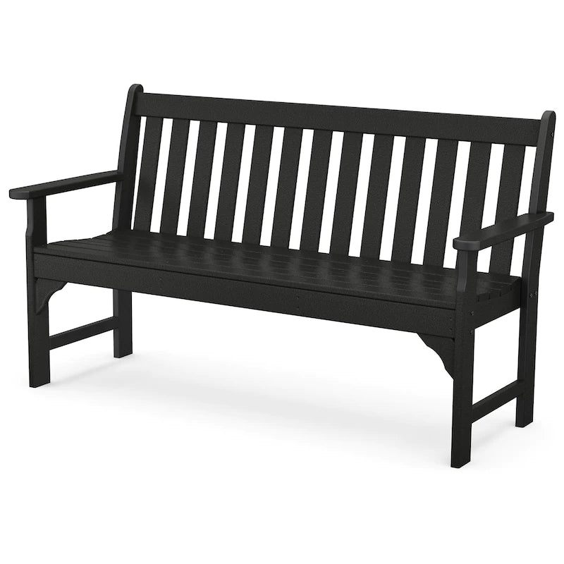 Vineyard 60-Inch Bench - Black