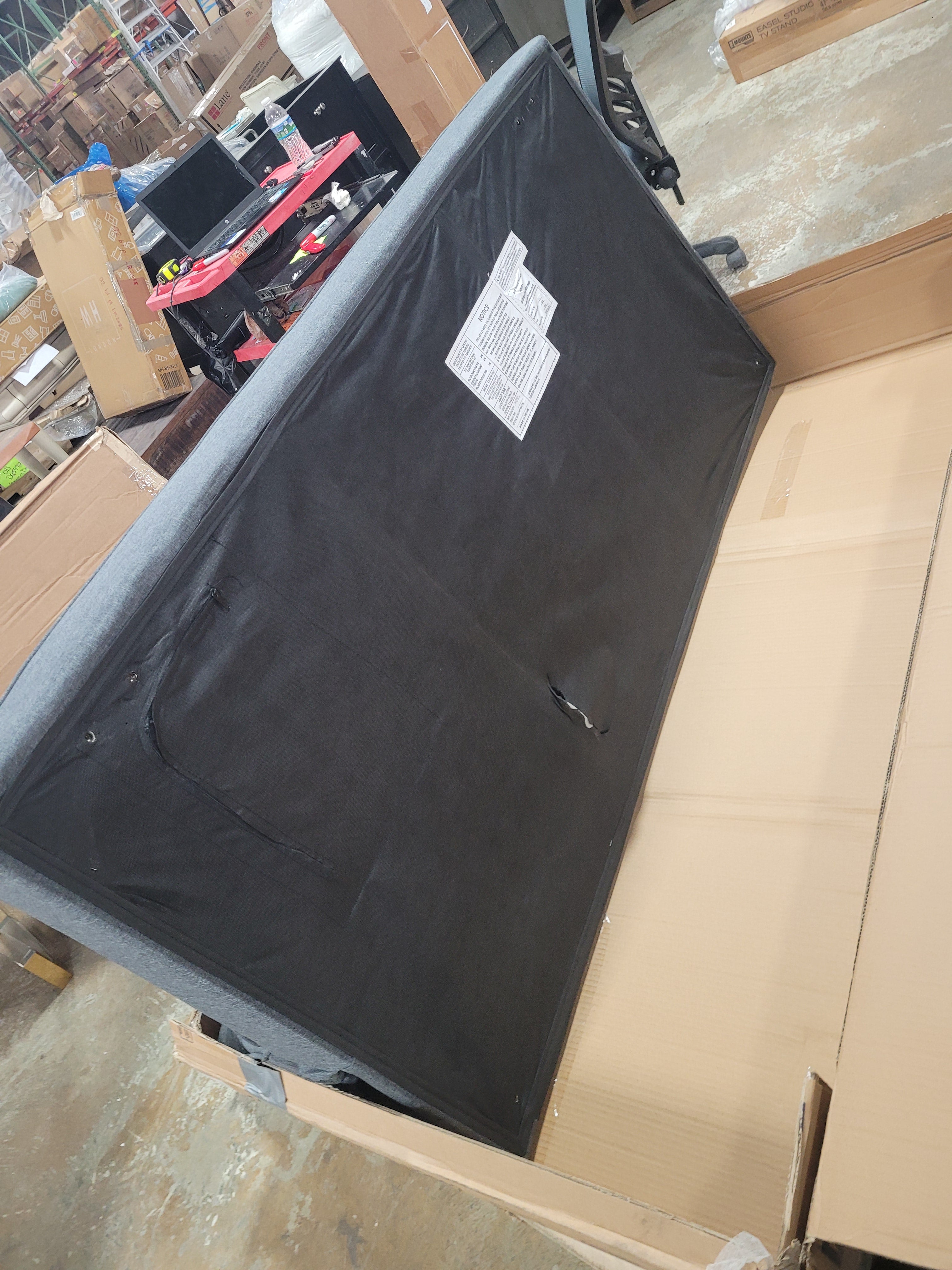 66.1" Wide Tufted Back Convertible Sofa