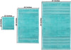 Weavely Towels - Teal Aqua Bath Towel Set of 6 Piece 100% Cotton Zero Twist Soft Luxurious and Highly Absorbent Hotel & Premium Spa Quality Towels 600 GSM 2X Bath Towels 2X Hand Towels 2X Wash Cloths B82-KS296