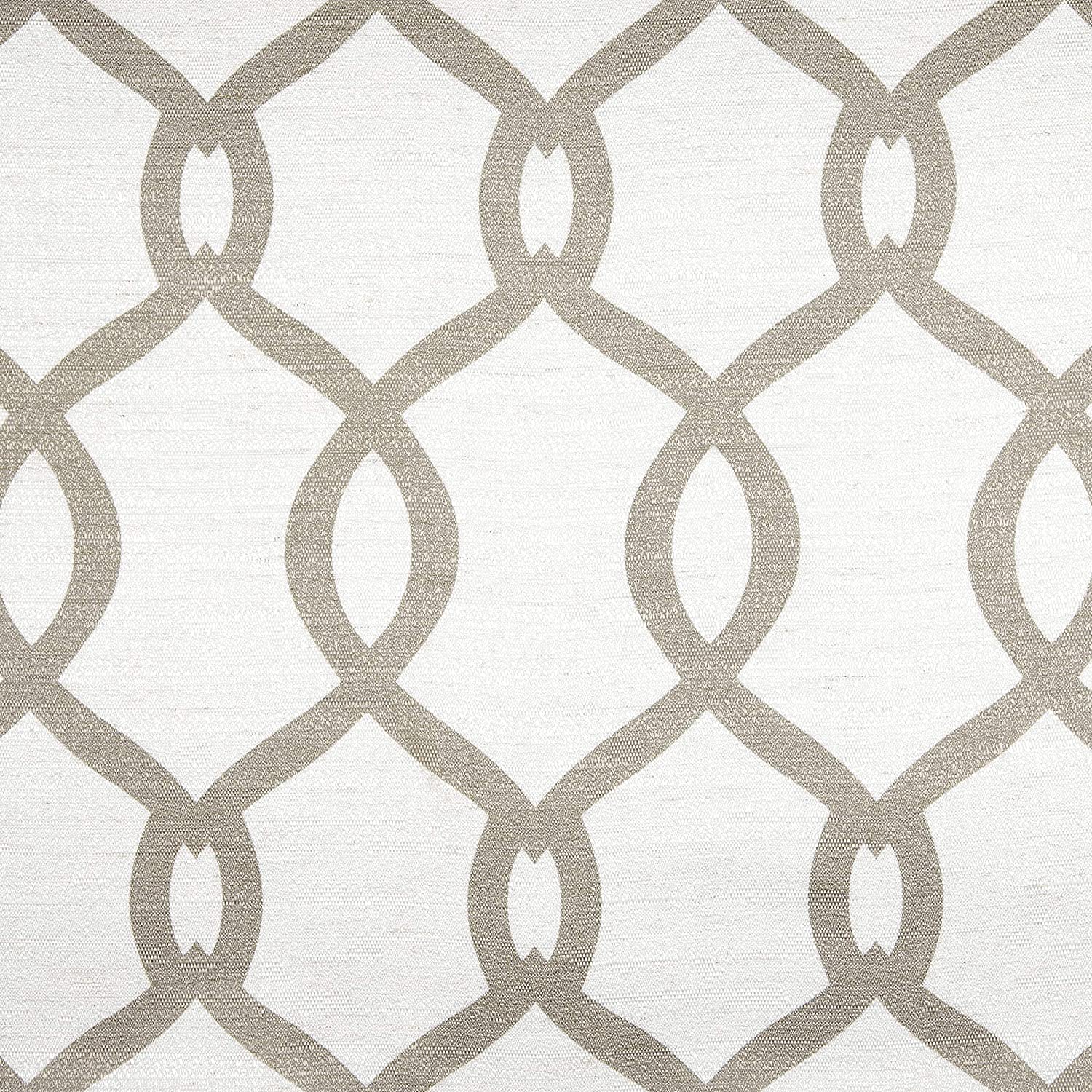 Exclusive Home Curtains Kochi Hidden Tab Top Curtain Panel, 54x96, natural, 2 panels SC834