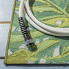 Barbados Collection Tropical Floral Indoor/ Outdoor Non-Shedding Easy Cleaning Patio Backyard Porch Deck Mudroom Accent Area Rug, 3'3