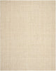 Natural Fiber Collection NF730A Handmade Farmhouse Premium Jute Area Rug, 8' x 10', Ivory Rectangle