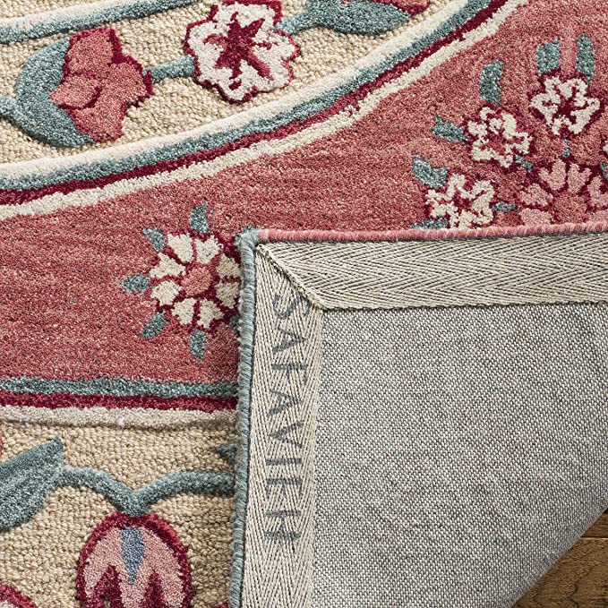 Bellagio Collection 2'3" x 9' Red/Beige Handmade Medallion Premium Wool Entryway Foyer Living Room Bedroom Kitchen Runner Rug