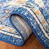 Madison Collection 12' x 15' Blue / Light Blue MAD473M Boho Chic Medallion Distressed Non-Shedding Living Room Bedroom Dining Home Office Area Rug