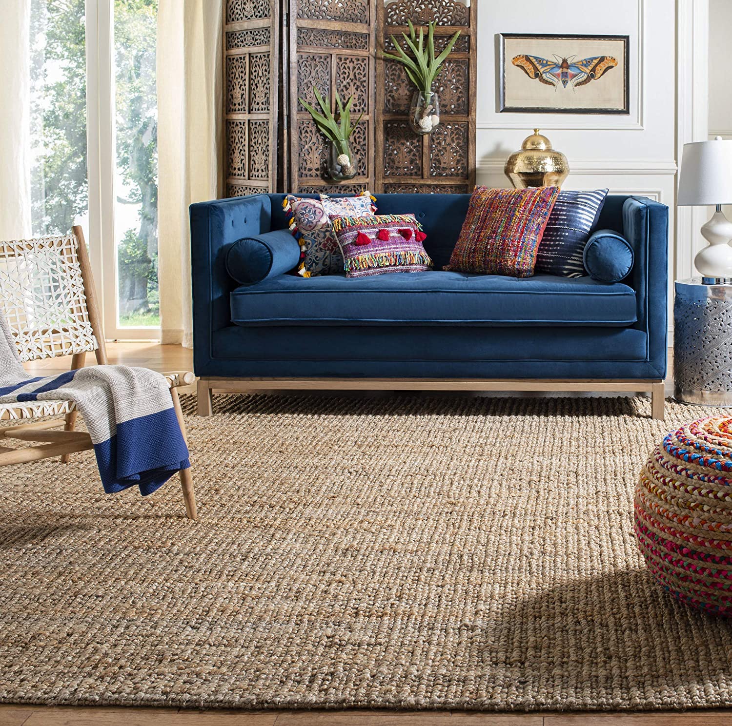 Safavieh Natural Fiber Hand-woven Chunky Textured Jute Area Rug, 10' x 14' #52R