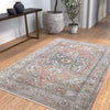 Abacasa Laguna Highland Coral/Natural/Blue/Ivory Area Rug s rug171
