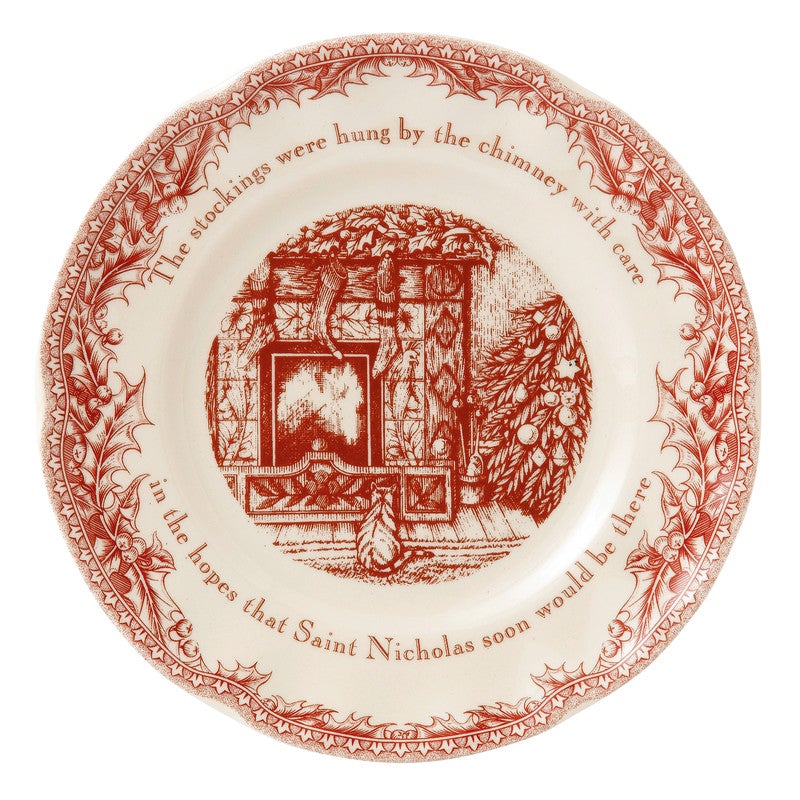 Waterford Johnson Brothers 2020 Twas The Night Salad Plate 8", (Set of 6)