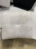 Beverly Fine Andes Furniture with Faux Leather Microfiber Sofa Set with Ottoman, Wood, Light Gray CA440