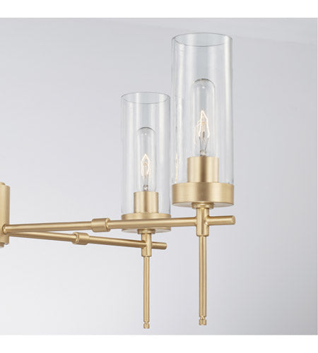 Austin Allen & Co 5 Light 28 inch Soft Gold Chandelier Ceiling Light, Austin Allen & Co CL355