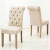 2 AC Pacific D-006 Ivory Dining Chairs 7302