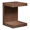 Moes Home Walnut Side Table #DR105