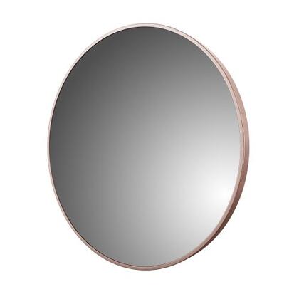 28" Wall Mounted Mirror in Brushed Rose Gold