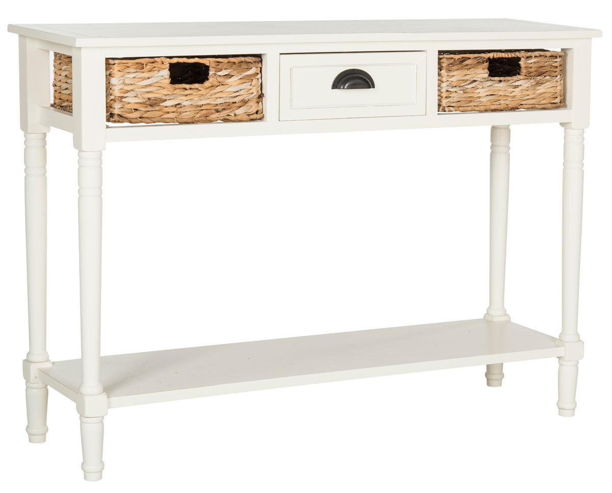 Christa Console Table with Storage, White *AS IS* (#K2652)