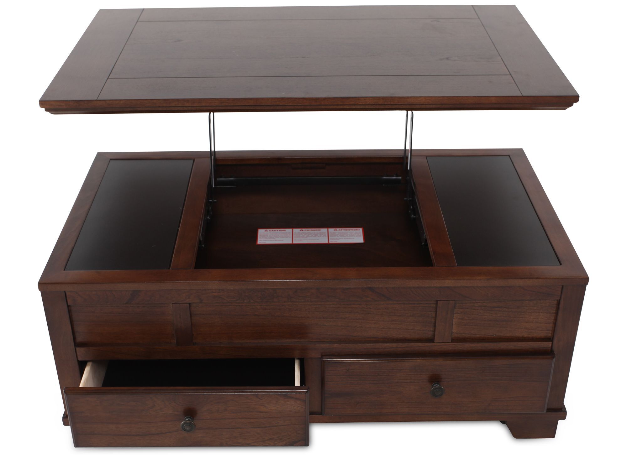 Gately Medium Brown Lift Top Cocktail Table AH259