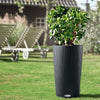 Set of 2 - Cilindro Color 23 Planters, Slate (#K1190)