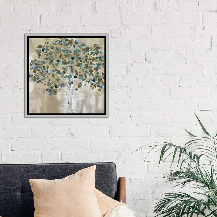 'A Teal Tree' by Katrina Craven - Graphic Art Print, MG241
