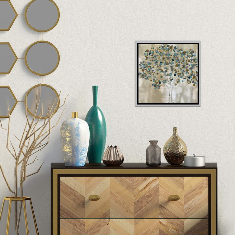 'A Teal Tree' by Katrina Craven - Graphic Art Print, MG241
