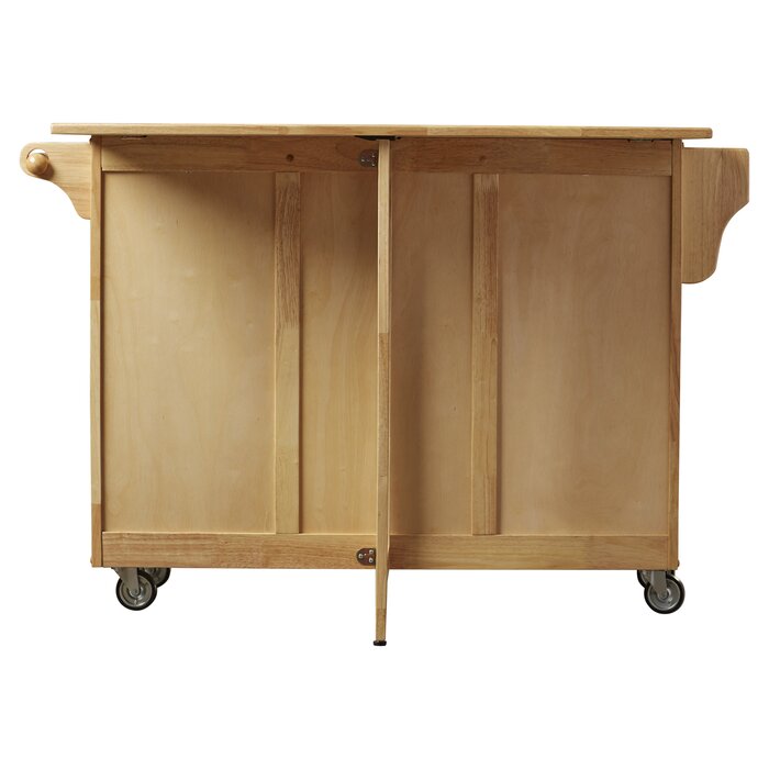 Aadham 52.5'' Wide Rolling Kitchen Cart