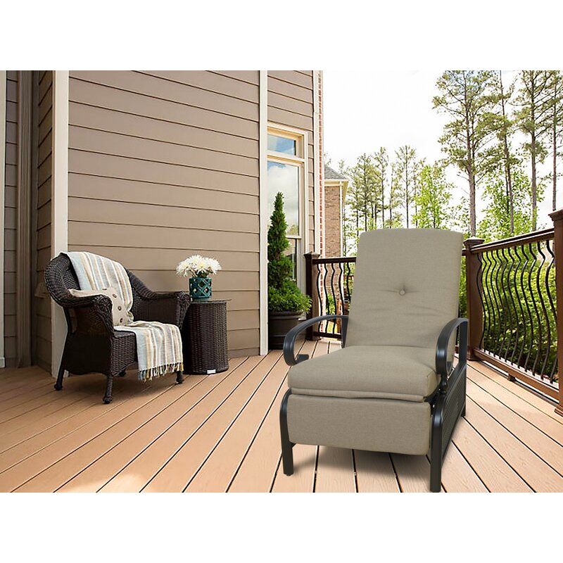 Aadhira Recliner Patio Chair with Cushions KB1260-A6-B1-P1