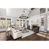 Aadhvik 12-Light Shaded Wagon Wheel Chandelier EJ537