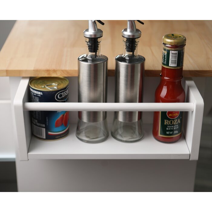 Aadrith 44'' Wide Rolling Kitchen Island