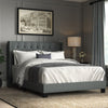 Aadvik Tufted Upholstered Low Profile Standard Bed, Queen